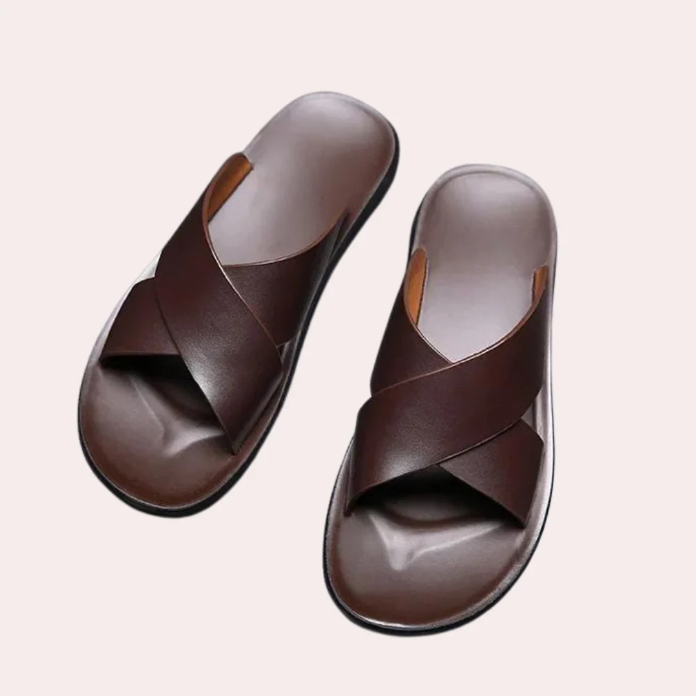 Sandales homme Aaron à enfiler élégantes - Image 2