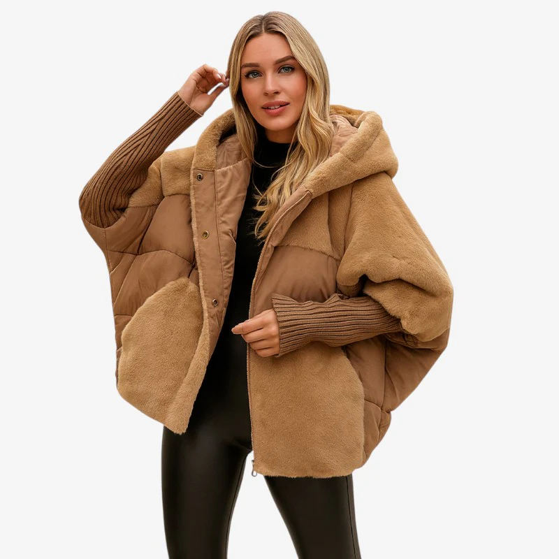 Veste femme à capuche manches longues avec poches pratiques - Image 2