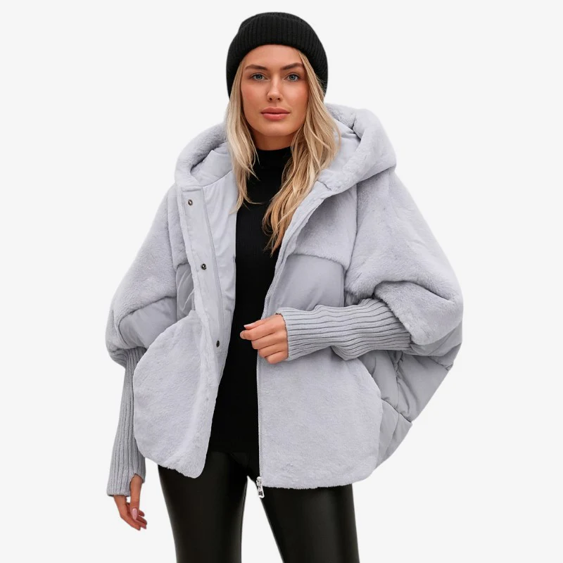 Veste femme à capuche manches longues avec poches pratiques - Image 3