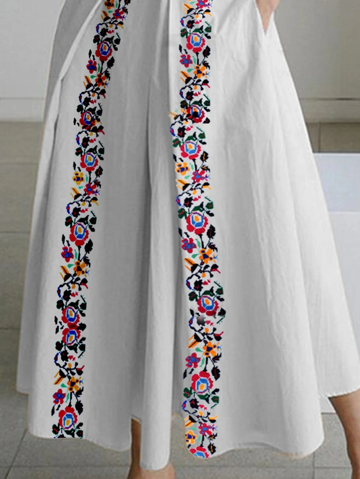 Abish - Robe longue femme imprimé floral - Image 4
