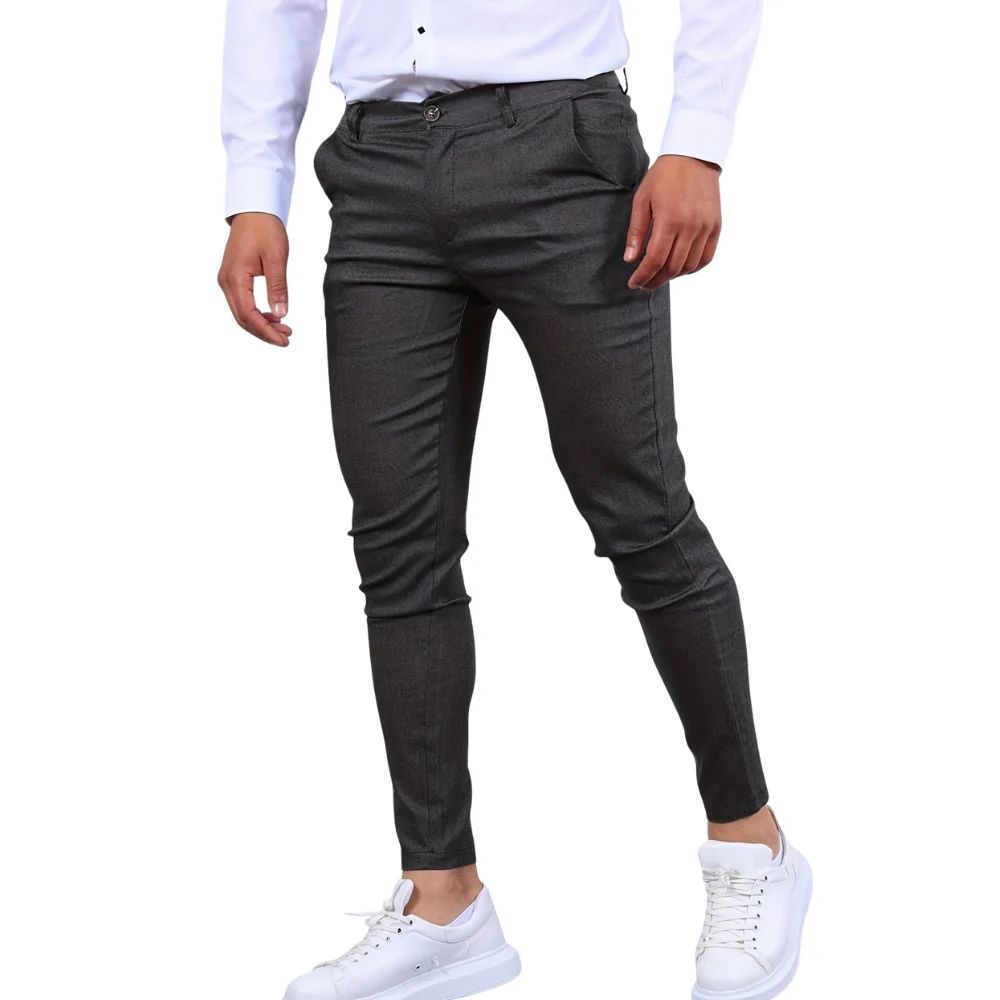 Pantalon slim fit homme en polyester - Image 5