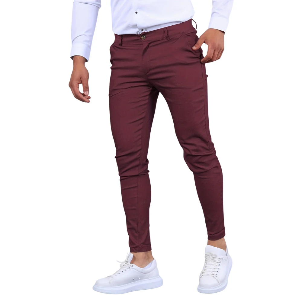 Pantalon slim fit homme en polyester - Image 6