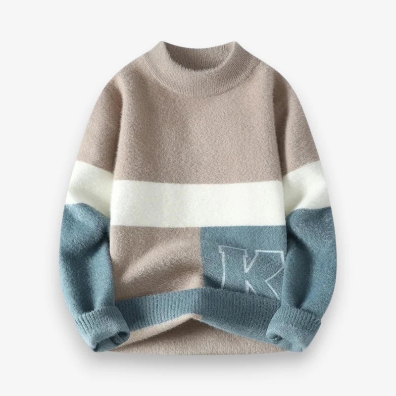 Pull homme manches longues col rond - Image 2