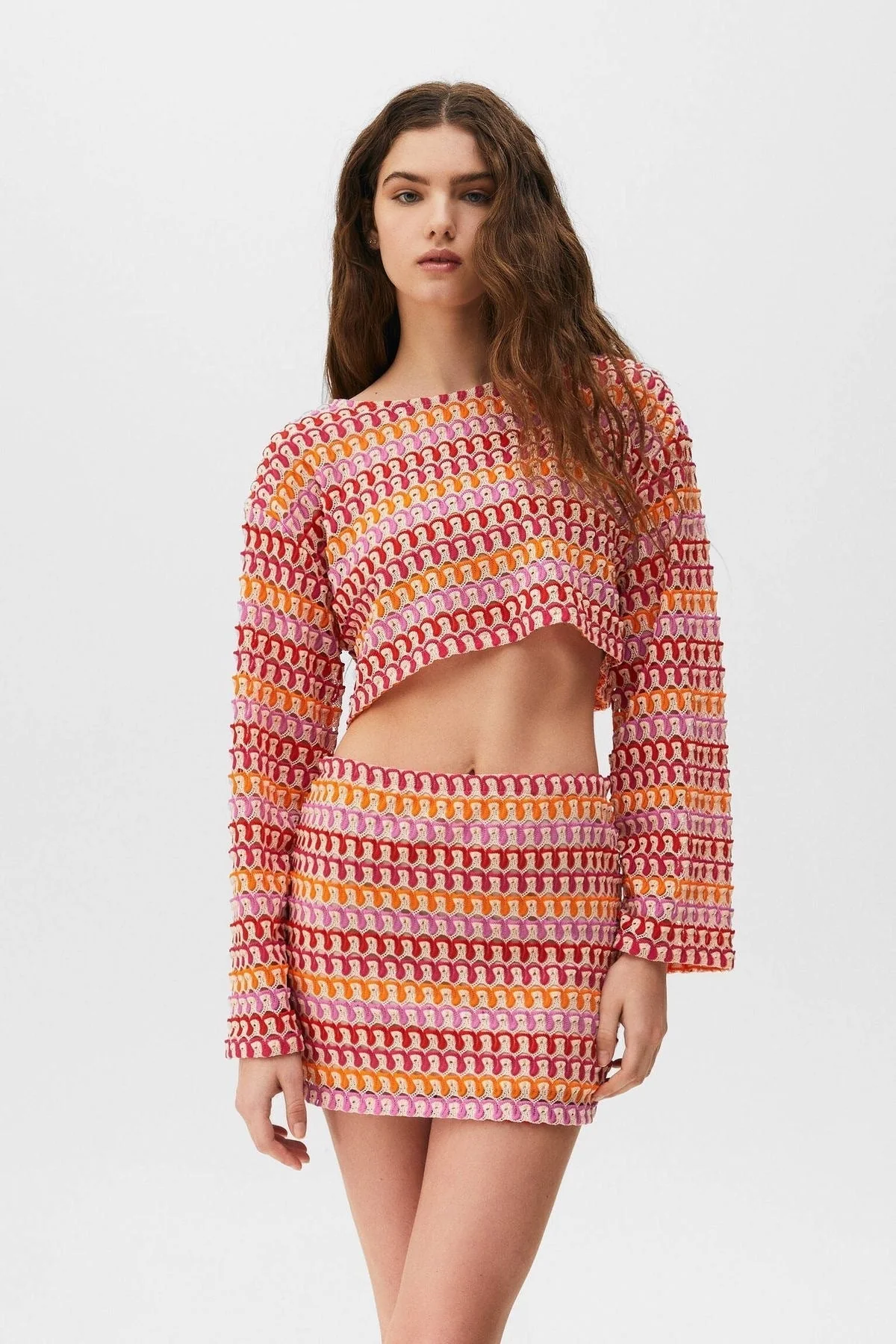 Ensemble deux pièces femme manches longues + short
