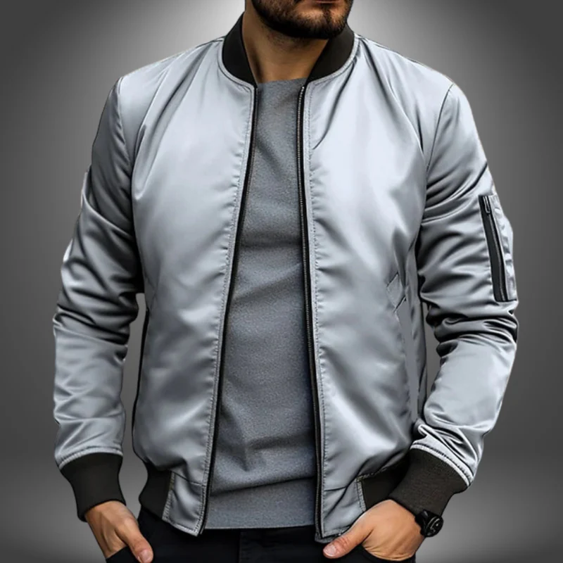 Veste homme slim zippée à col montant - Image 16