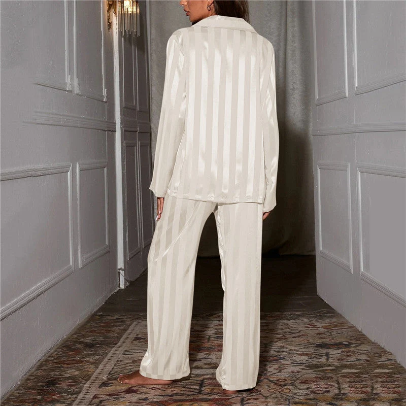 Pyjama Femme Manches Longues et Pantalon Ample - Image 6