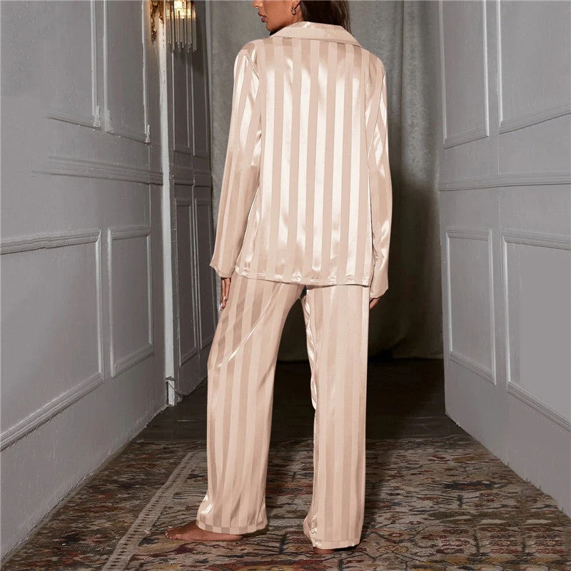 Pyjama Femme Manches Longues et Pantalon Ample - Image 7