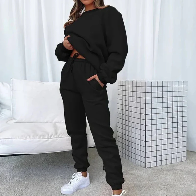 Ensemble 2 pièces Aisha haut manches longues + pantalon à cordon - Image 10