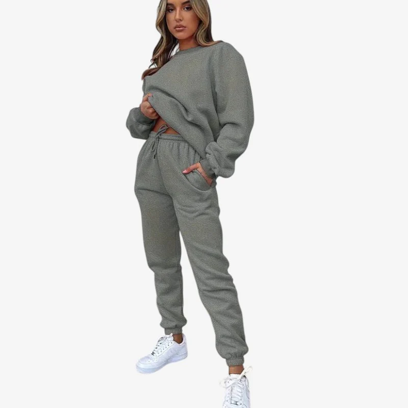 Ensemble 2 pièces Aisha haut manches longues + pantalon à cordon - Image 6