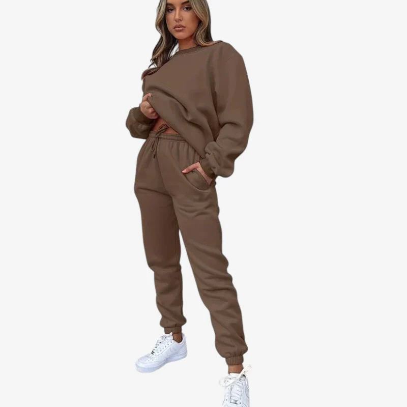 Ensemble 2 pièces Aisha haut manches longues + pantalon à cordon - Image 7