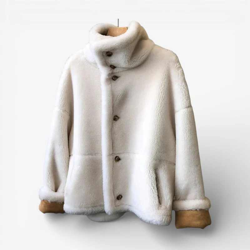 Alaya – Veste Ample à Manches Longues avec Poches et Col à Revers - Image 2