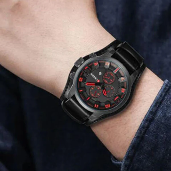 Montre chronographe multifonction avec date - Image 8