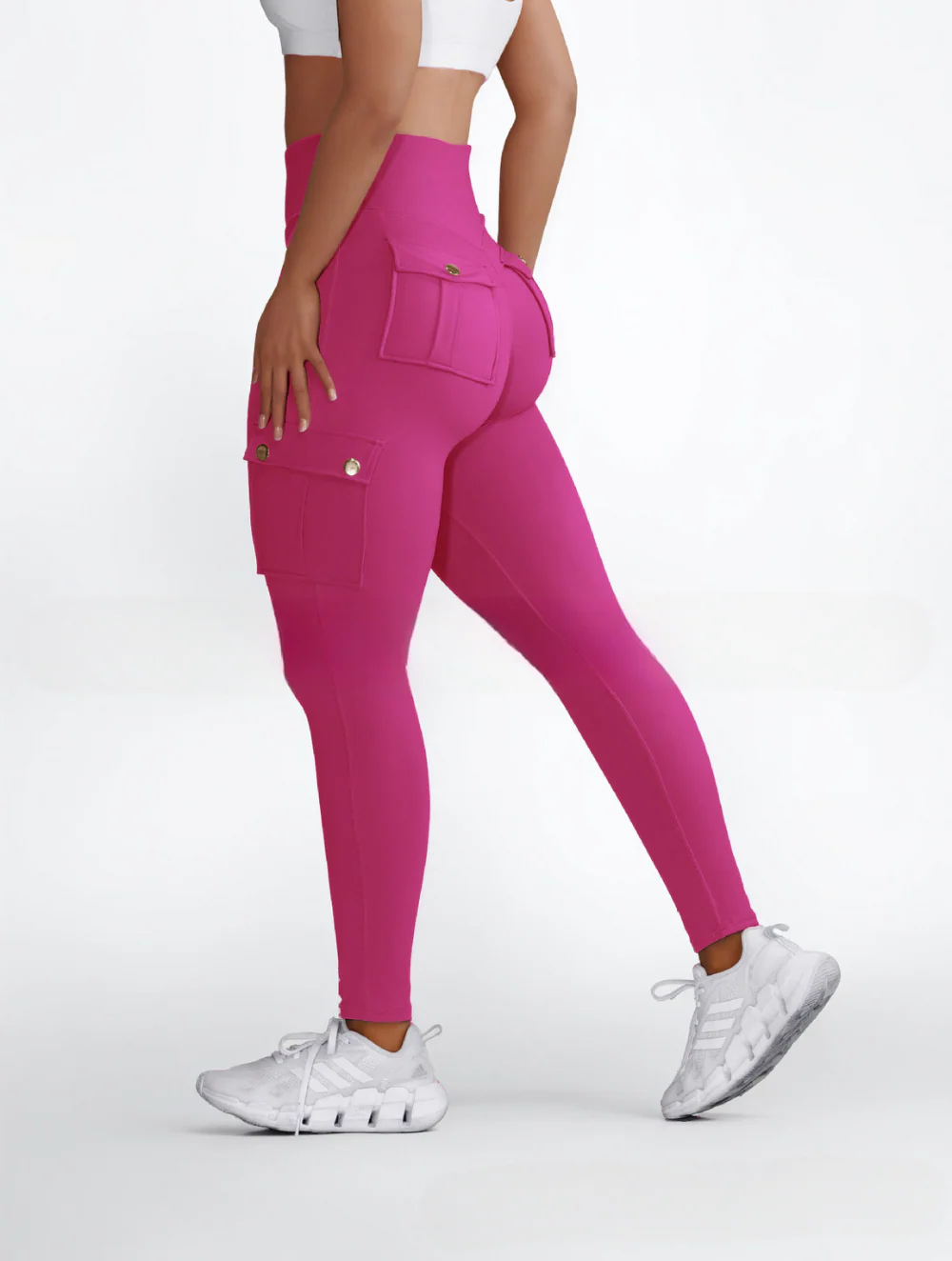 Pantalon taille haute femme multi-poches - Image 10