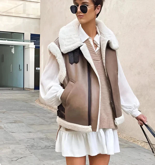 Gilet imperméable élégant pour femmes
