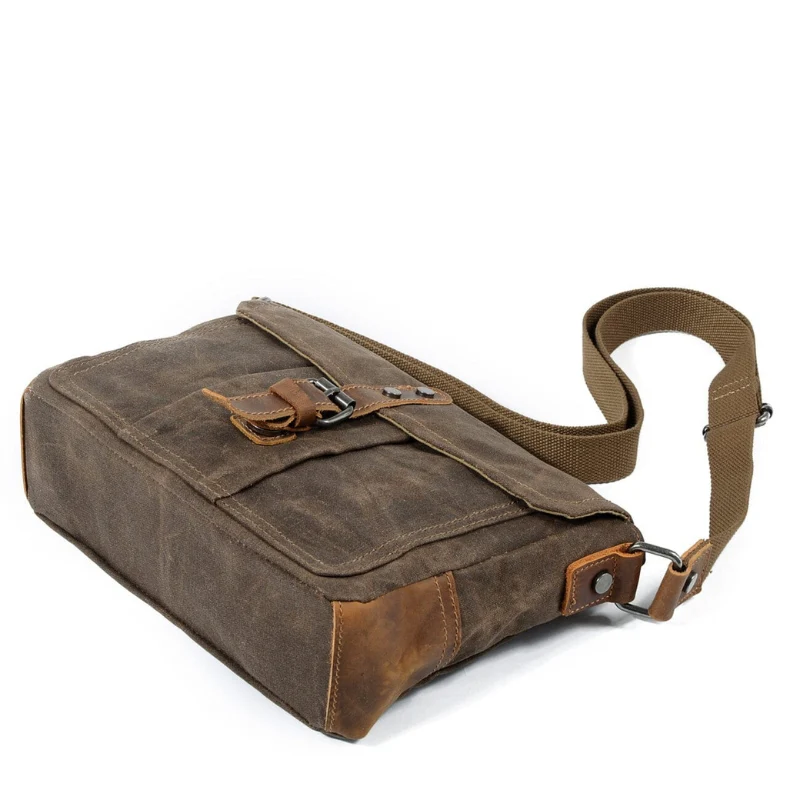Sac bandoulière grande capacité avec bandoulière ajustable + boucle - Image 6