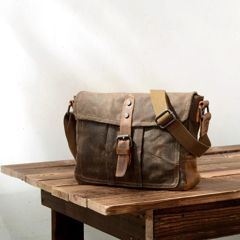 Sac bandoulière grande capacité avec bandoulière ajustable + boucle - Image 7