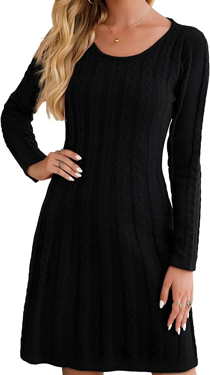 Robe femme en tricot coupe ajustée - Image 6
