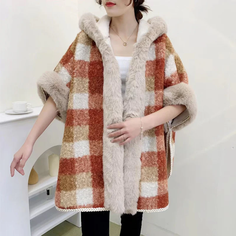 Cardigan femme à capuche coupe ample - Image 4