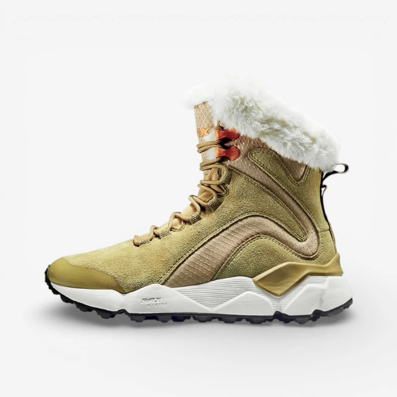 Amanda – Bottines à lacets avec semelle antidérapante et détails en fourrure - Image 3