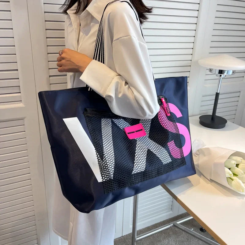 Sac fourre-tout à bandoulière avec zip - Image 6