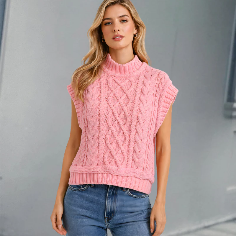 Amaya – Gilet sans manches en maille avec bretelles - Image 3