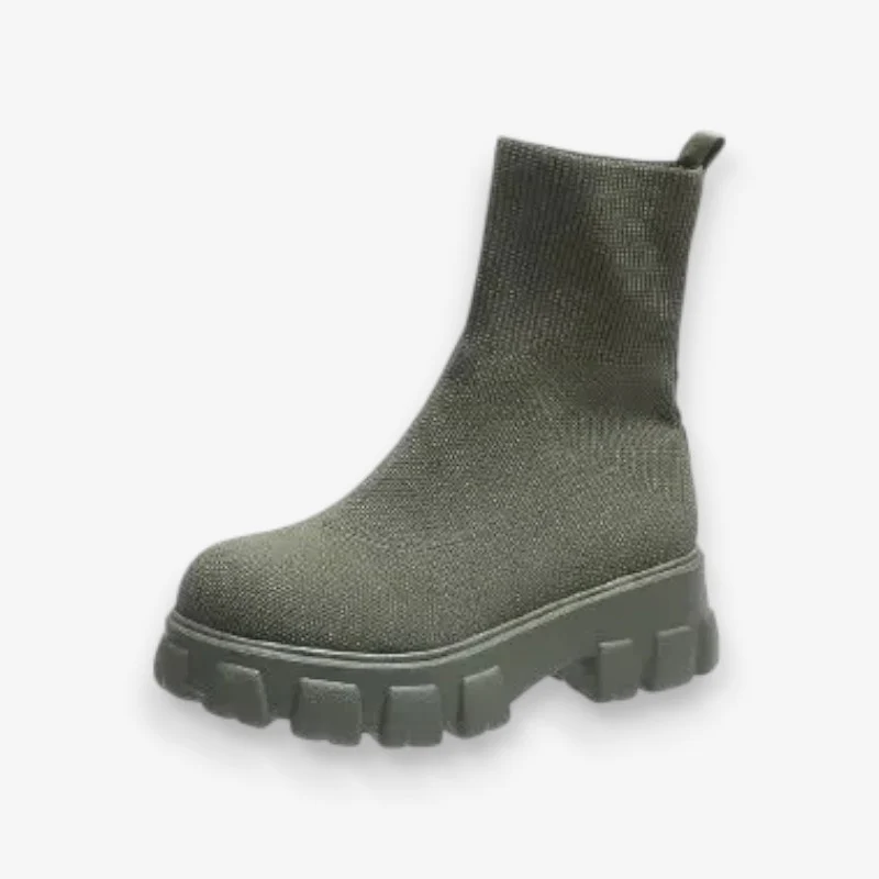 Bottines femme doublées avec semelle antidérapante - Image 3