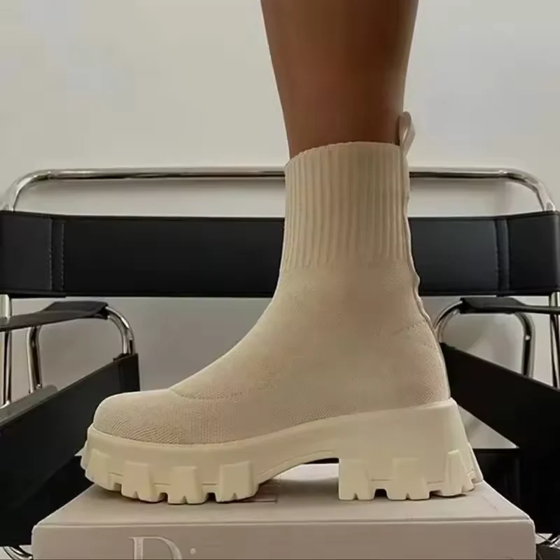 Bottines femme doublées avec semelle antidérapante - Image 7