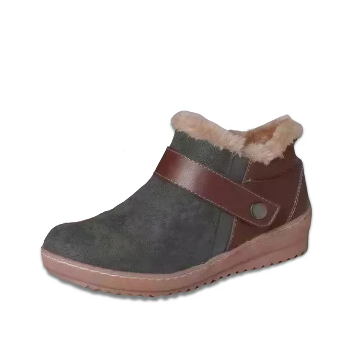 Bottes d'hiver élégantes pour femmes avec semelle antidérapante - Image 7