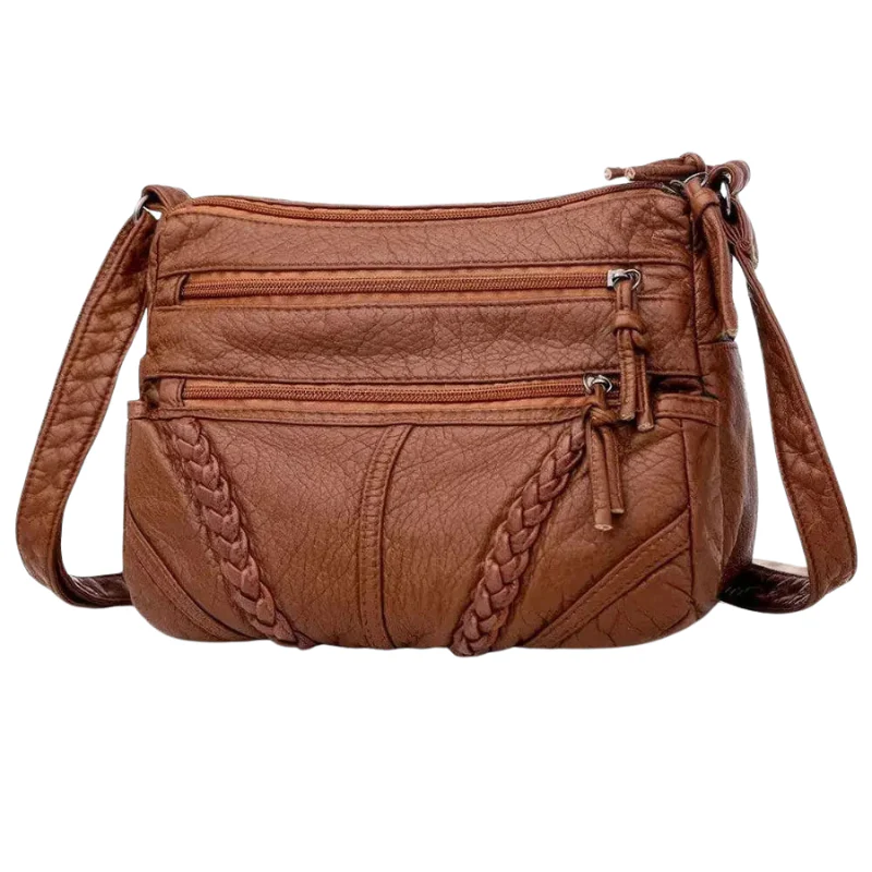 Grand sac avec multiples poches zippées + bandoulière réglable
