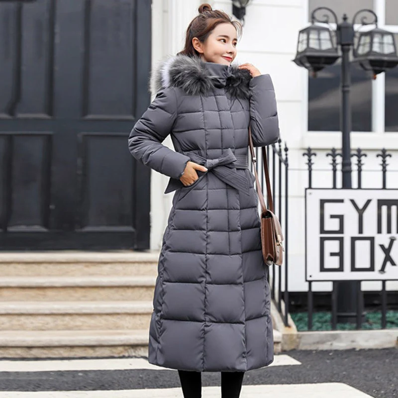 Manteau à capuche coupe ample avec fermeture zippée - Image 7