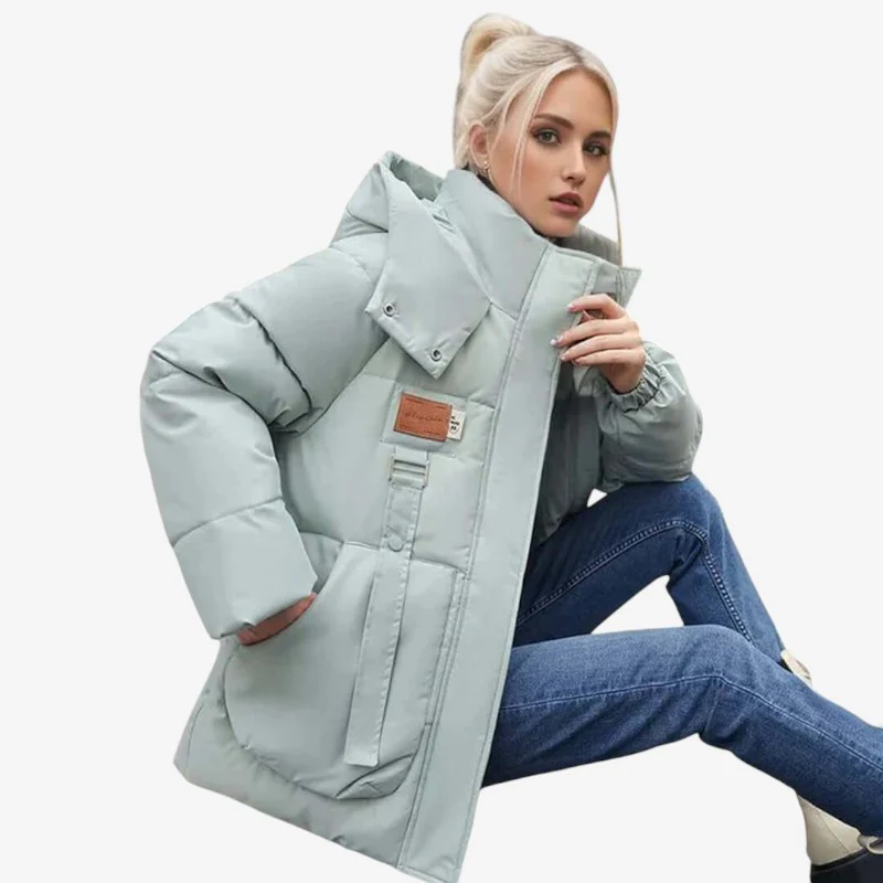 Veste à capuche zippée manches longues - Image 3