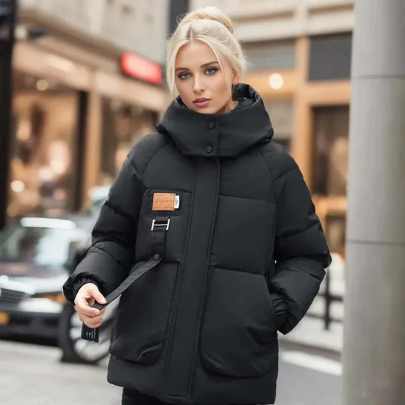Veste à capuche zippée manches longues - Image 5