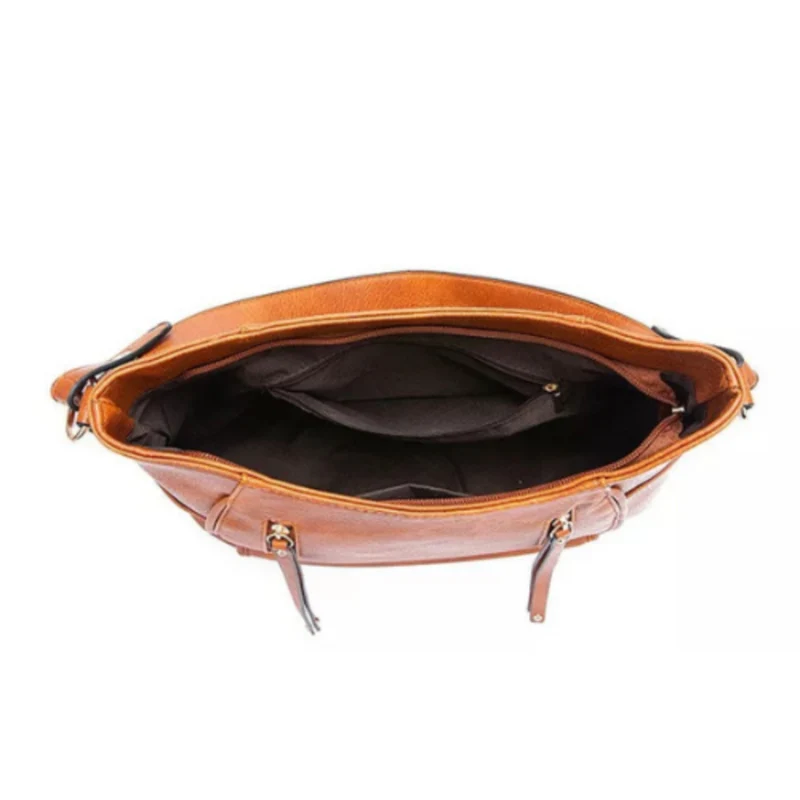 Sac à main grande capacité avec bandoulière ajustable - Image 4