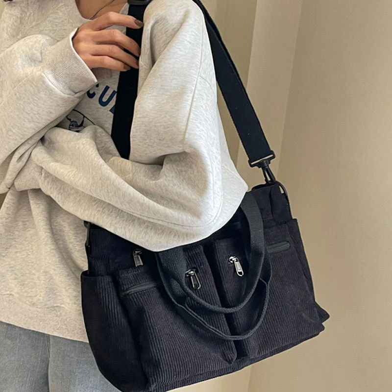 Sac à bandoulière Annie en velours - Image 3