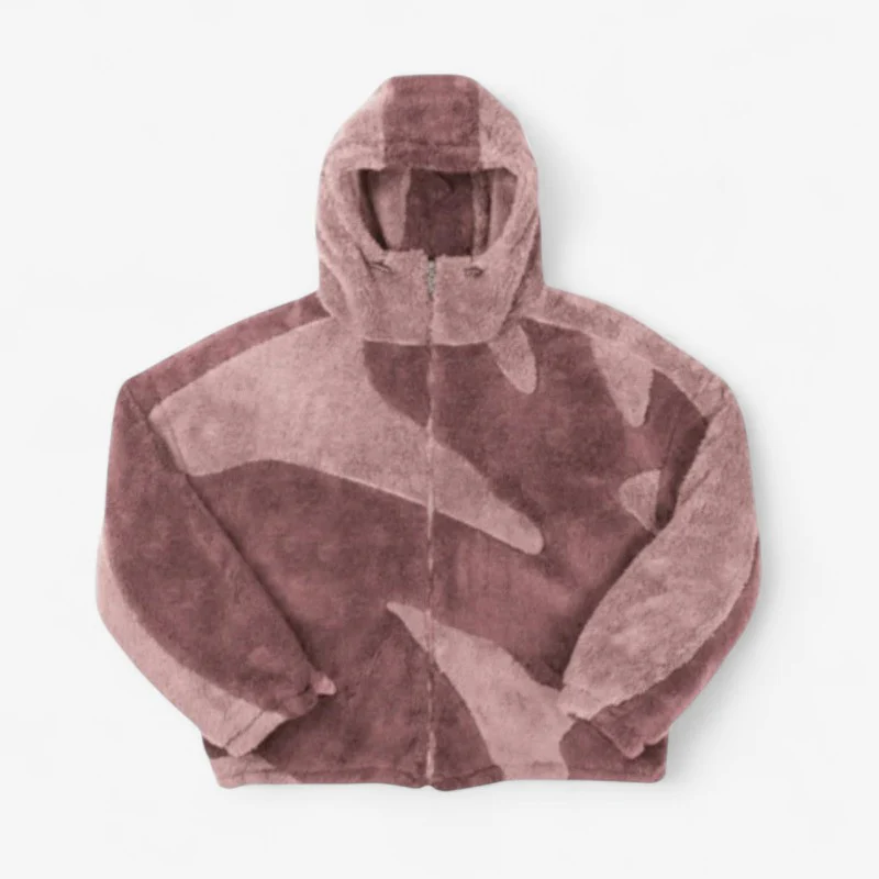 Veste homme à capuche en polaire zippée manches longues - Image 4
