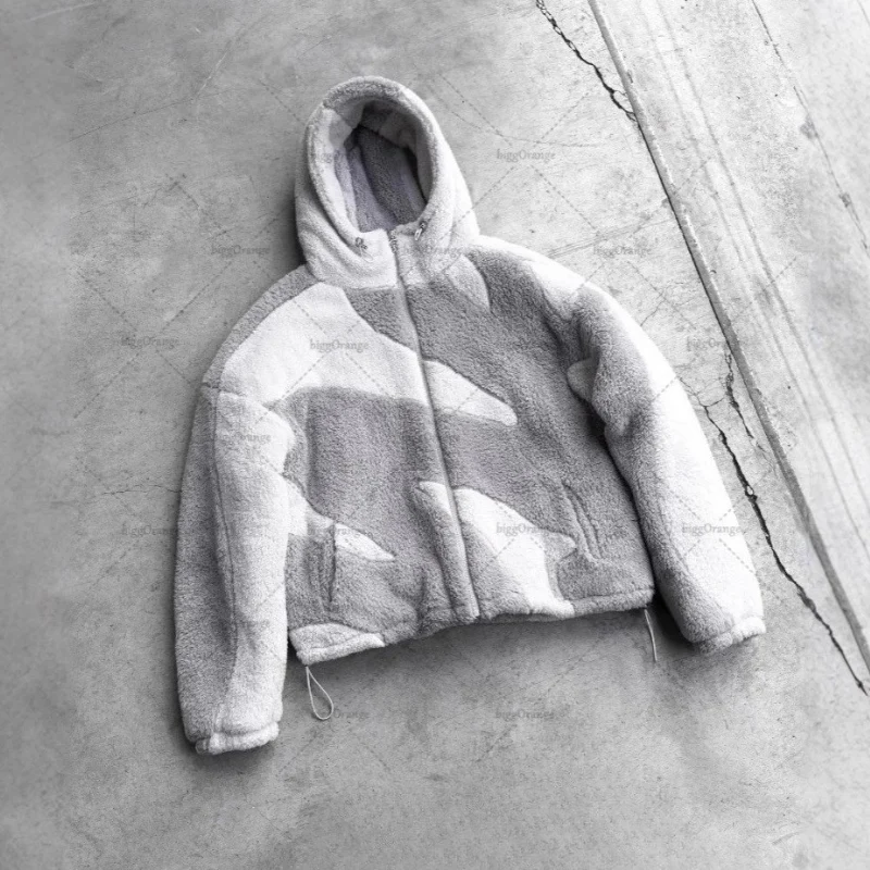Veste homme à capuche en polaire zippée manches longues - Image 6