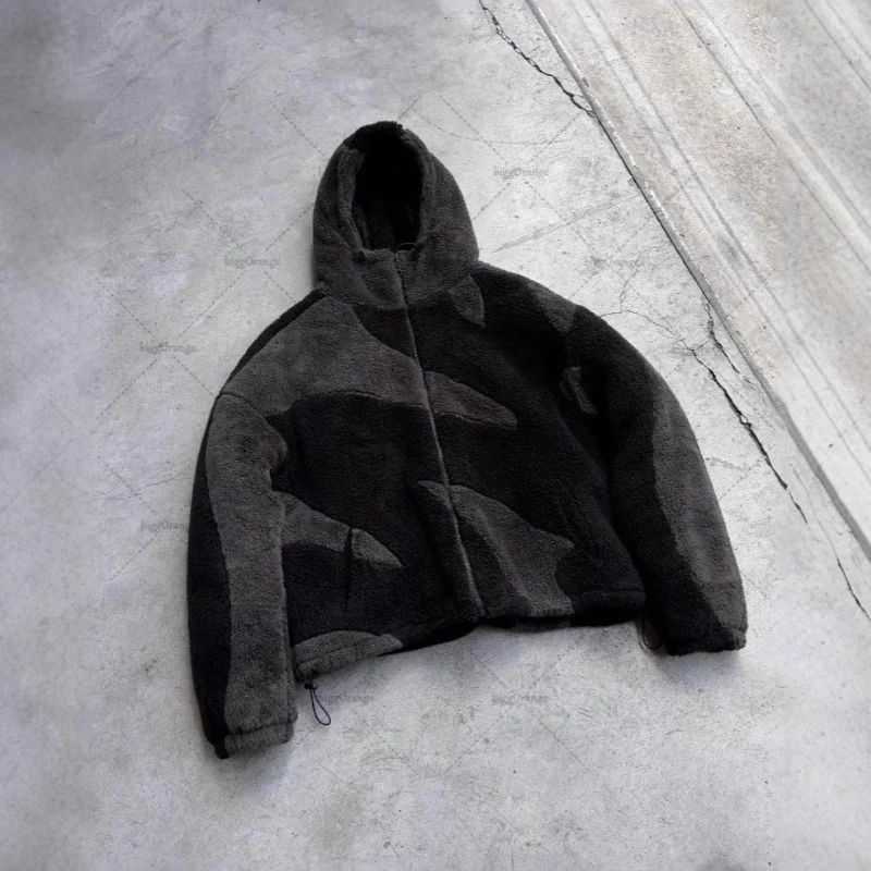 Veste homme à capuche en polaire zippée manches longues - Image 7