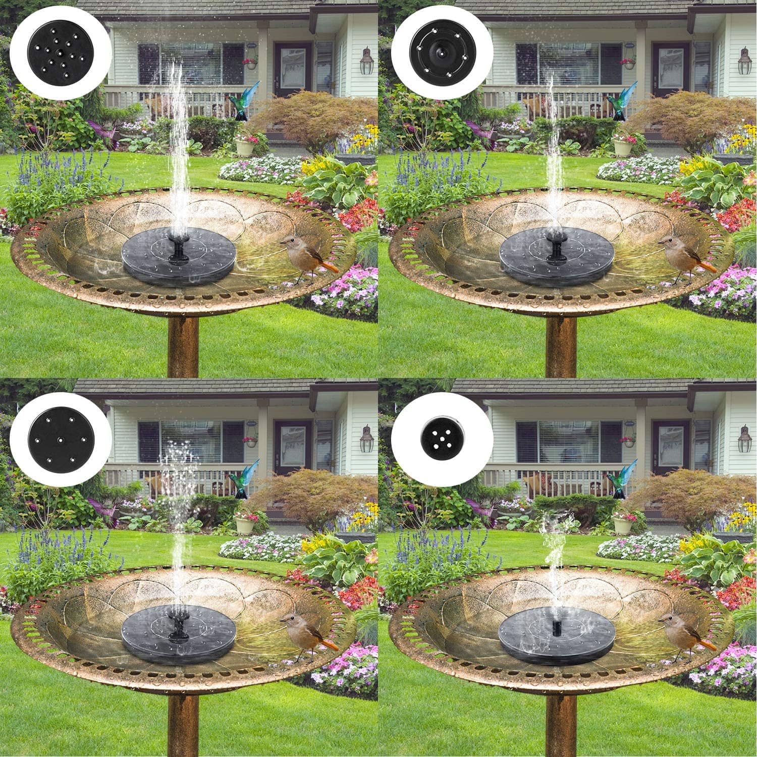 AquaBliss - Fontaine solaire flottante pour bain d’oiseaux - Image 4
