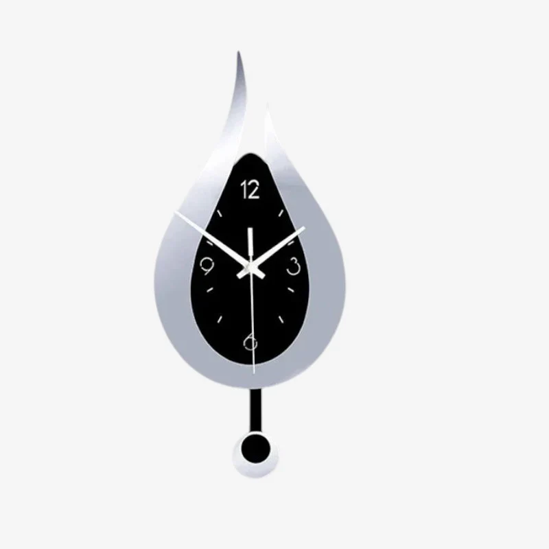 Horloge murale goutte d’eau avec pendule - Image 3