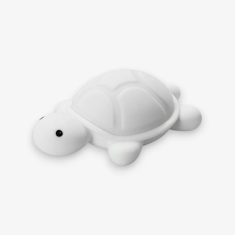 Lampe de table LED tortue veilleuse rechargeable USB-C