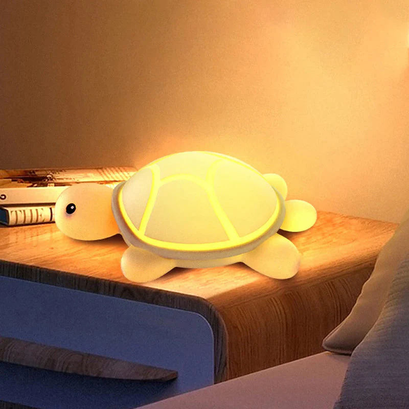 Lampe de table LED tortue veilleuse rechargeable USB-C - Image 4