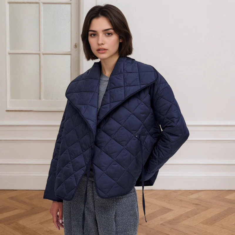 Areeba – Veste ouverte à manches longues et col repliable - Image 3