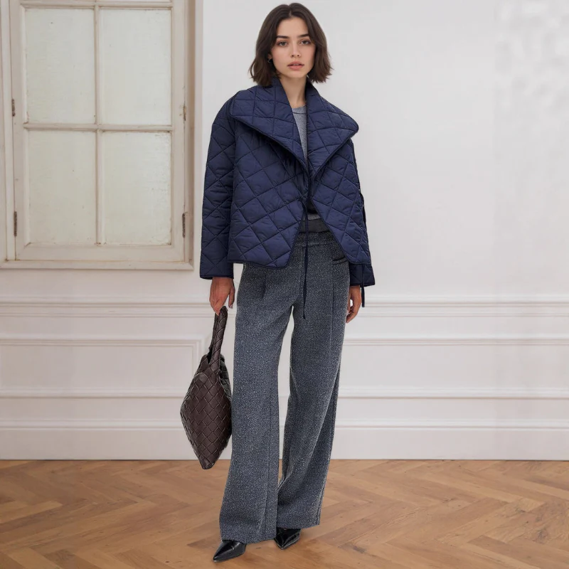 Areeba – Veste ouverte à manches longues et col repliable - Image 4