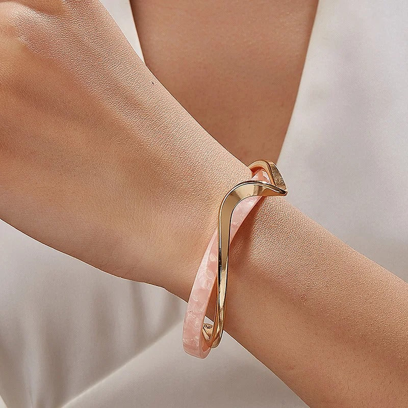 Bracelet manchette ouvert femme