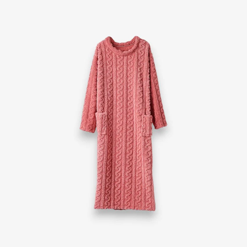 Robe femme manches longues col rond - Image 3
