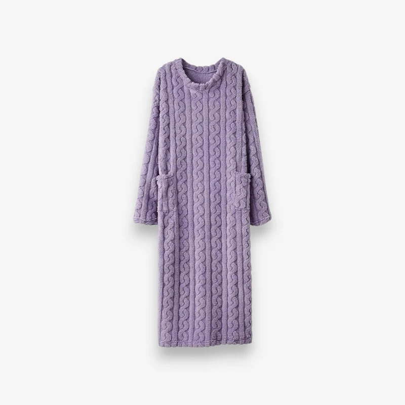 Robe femme manches longues col rond - Image 4
