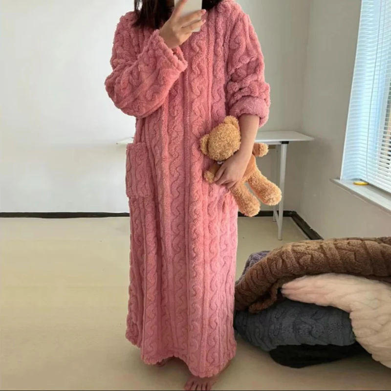 Robe femme manches longues col rond - Image 7