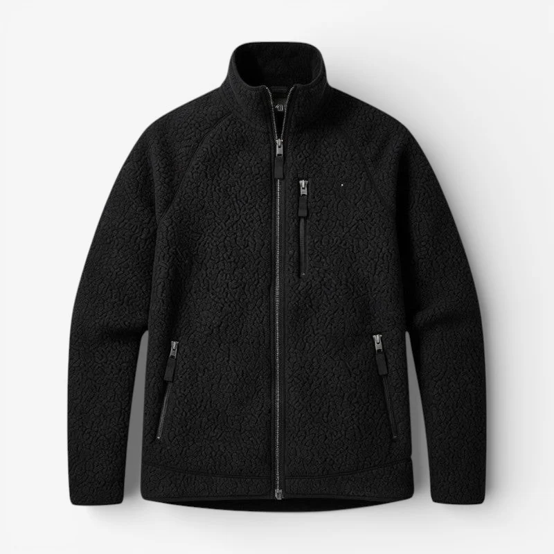 Arlo – Veste zippée à manches longues avec col montant et poches - Image 2