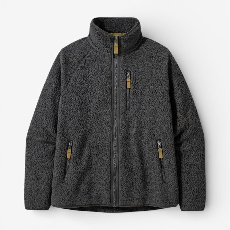 Arlo – Veste zippée à manches longues avec col montant et poches - Image 3