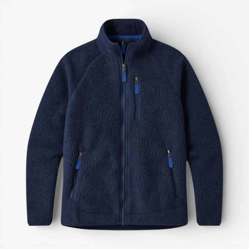 Arlo – Veste zippée à manches longues avec col montant et poches - Image 5